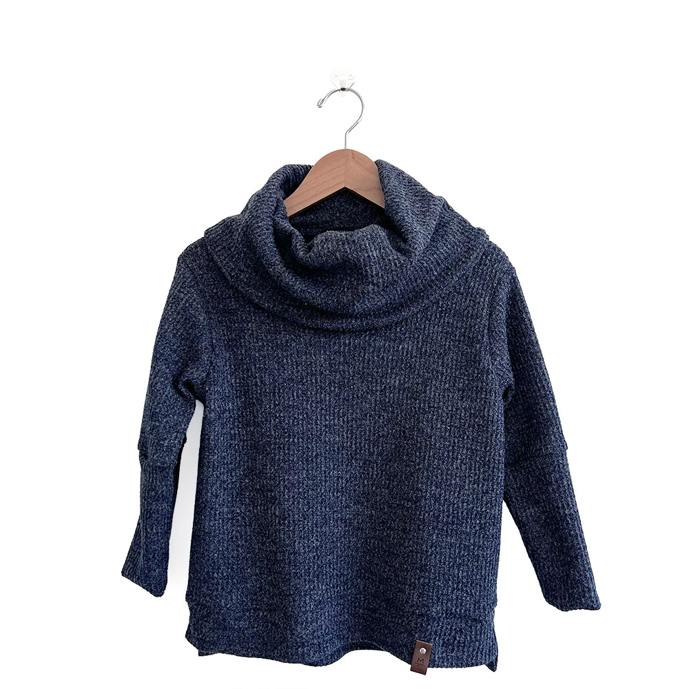 Jessie Sweater - Navy Waffle